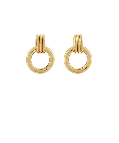 Classic Gold Loop Earrings