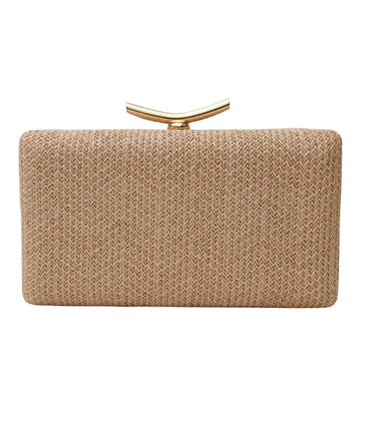 Straw Cali Clutch