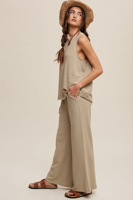 Soft Knit pants/Tank