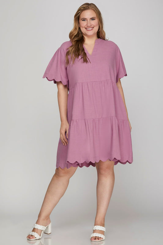 Short Sleeve Mini Dress