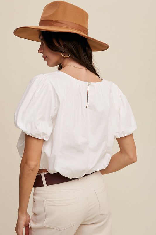 Short Sleeve Bubble Top