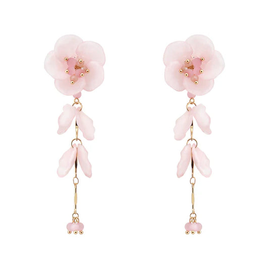 Magnolia Blush Drop Earrings
