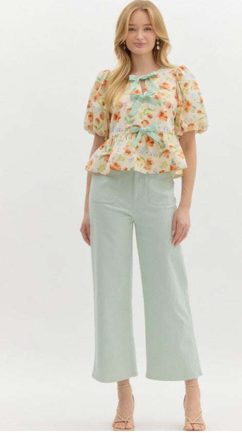High Waisted Wide Leg Pants