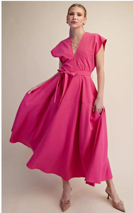 The Blushing Belle Midi Dress