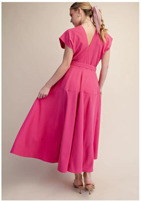 The Blushing Belle Midi Dress