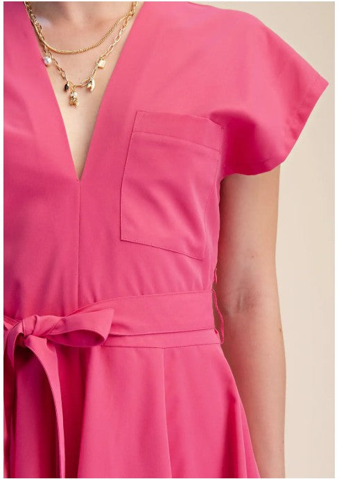 The Blushing Belle Midi Dress