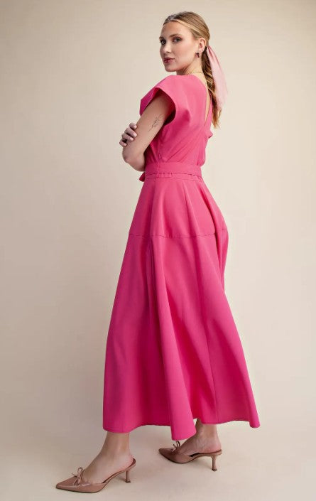 The Blushing Belle Midi Dress