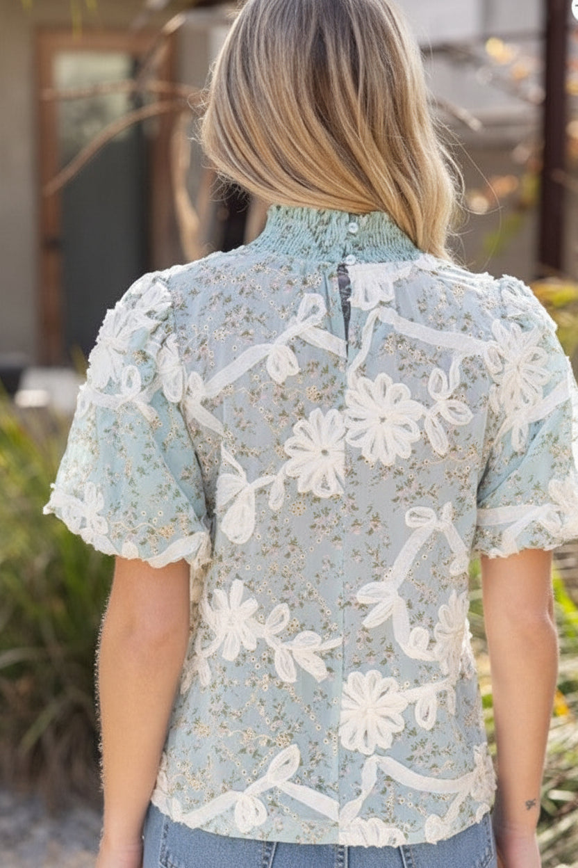 The Sage Garden Lace Blouse
