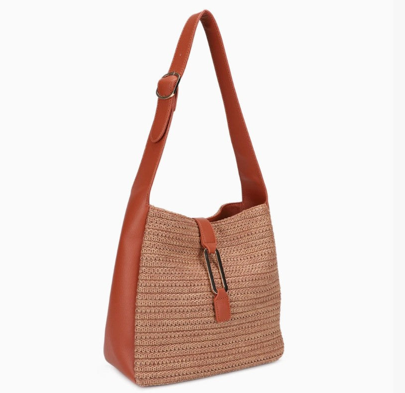 Straw HOBO Tote Bag