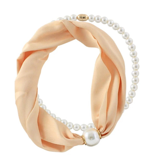 Pearl Bliss Scarf Necklace