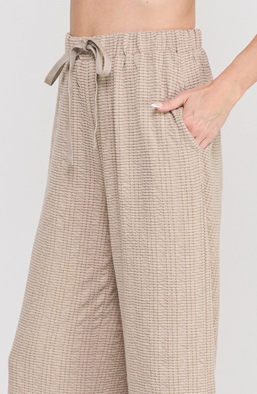 Sandstone Wide Leg Pants