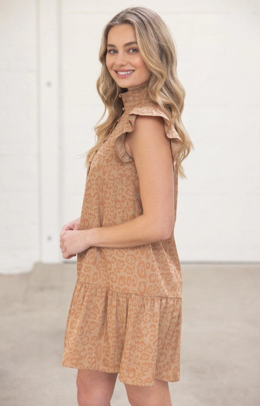 Wildly Chic Ruffle Dress