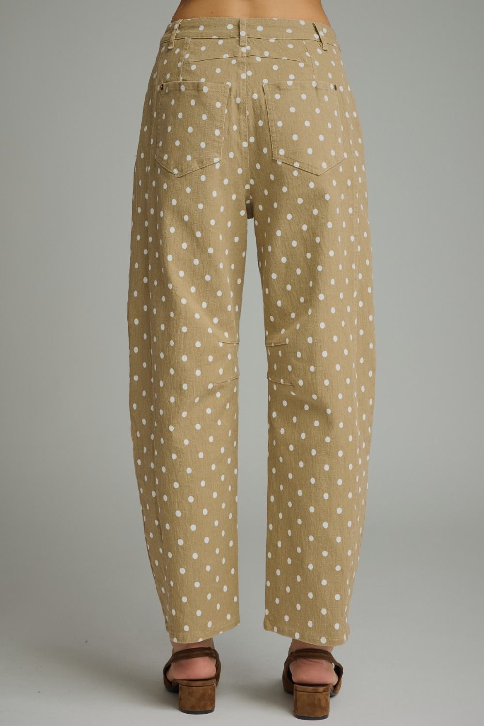 Dotty Days Cotton Barrel Pants