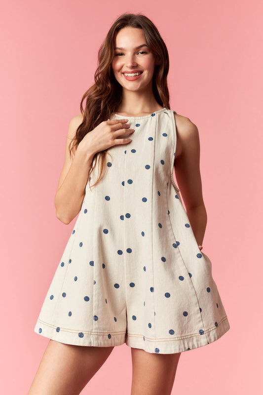 Harbor Breeze Polka Dot Romper